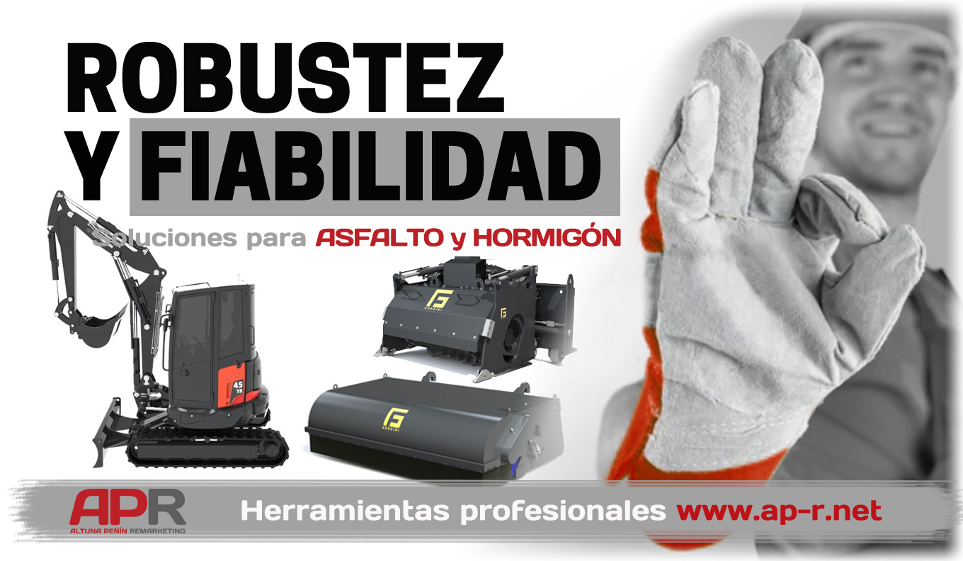 Maquinaria para aplicación sobre asfalto y hormigón