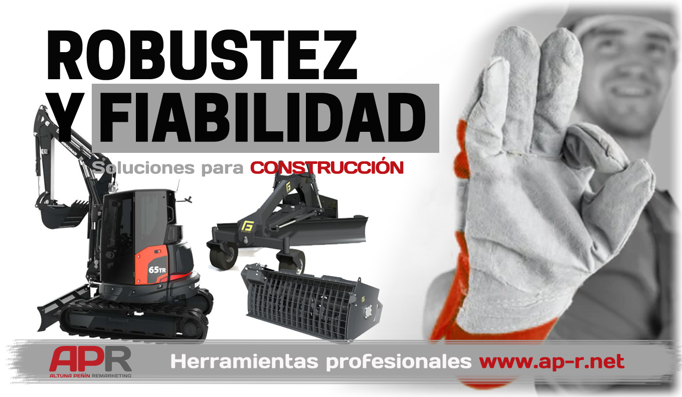 Implementos para maquinaria de construcción