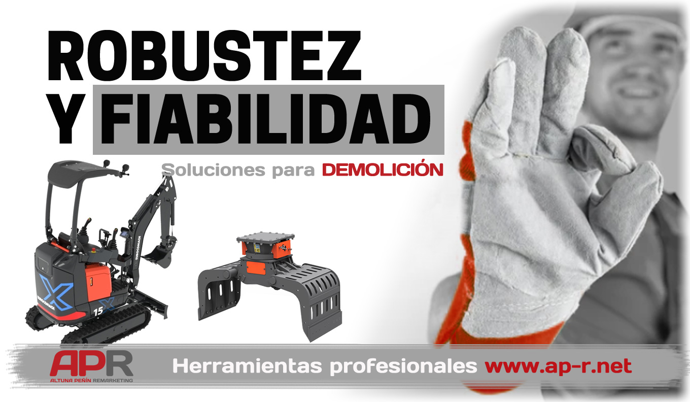 Maquinaria e implementos para demolición