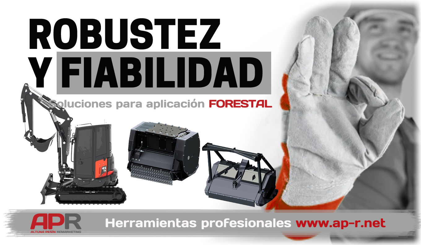 Maquinaria e implementos para aplicación forestal