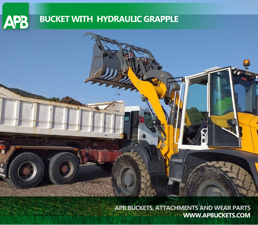 bucket hydraulic grapple 09