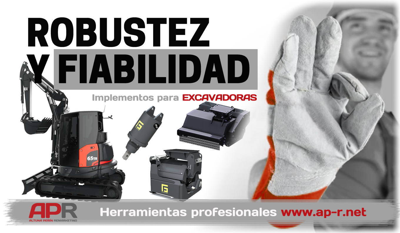 Implementos para excavadoras