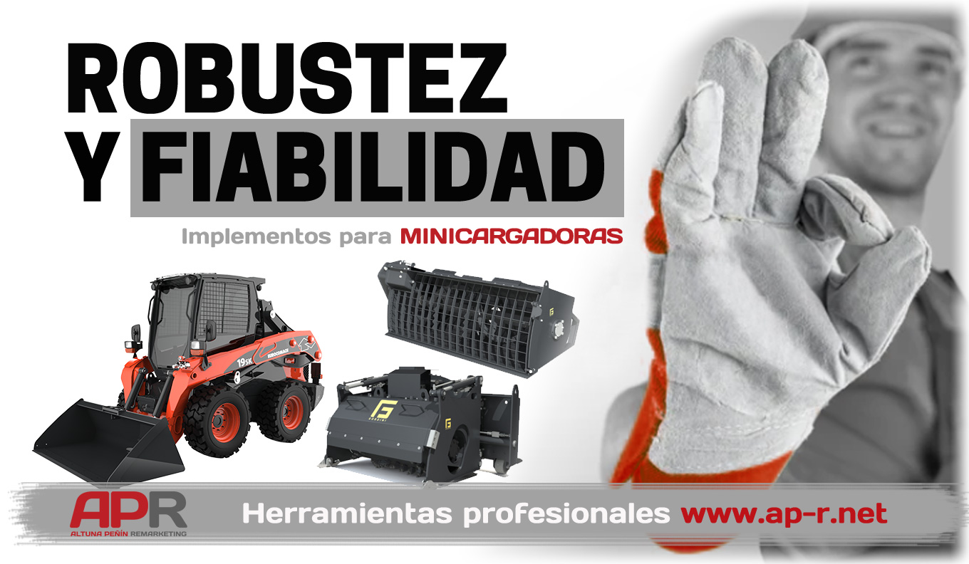 Implementos para minicargadoras