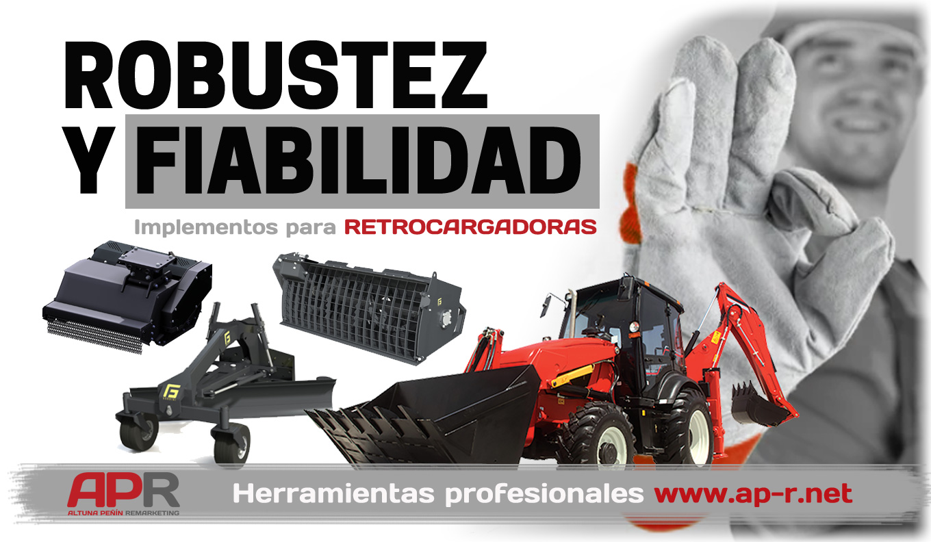 Implementos para retrocargadoras