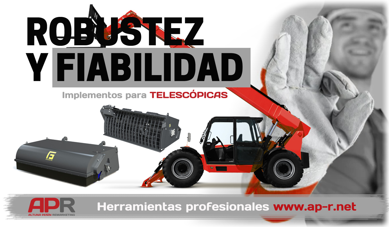 Implementos para manipuladores telescópicos