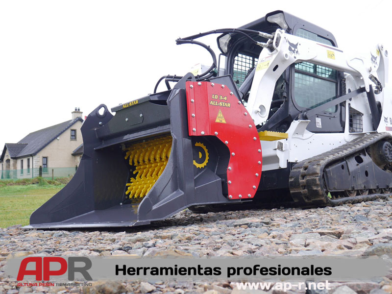 Cuchara cribadora para minicargadora ALL-STAR 3-4