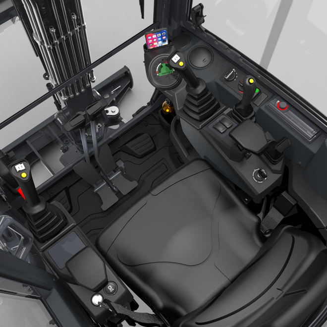 Confortable cabina para la Eurocomach 19ZT