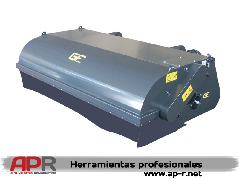 Barredora de gran capacidad para minicargadora