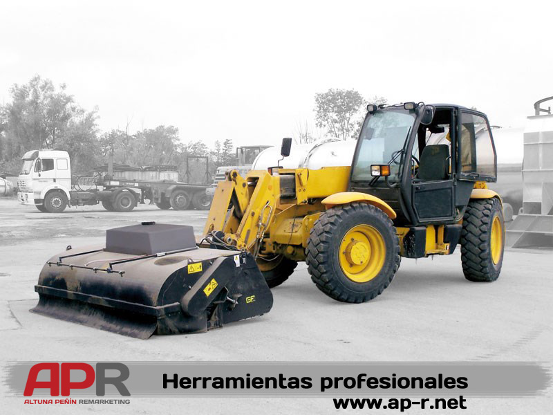 Barredora de gran capacidad para minicargadora