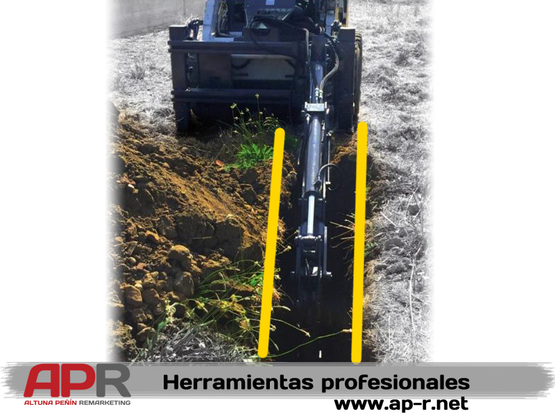 Brazo excavador para minicargadora