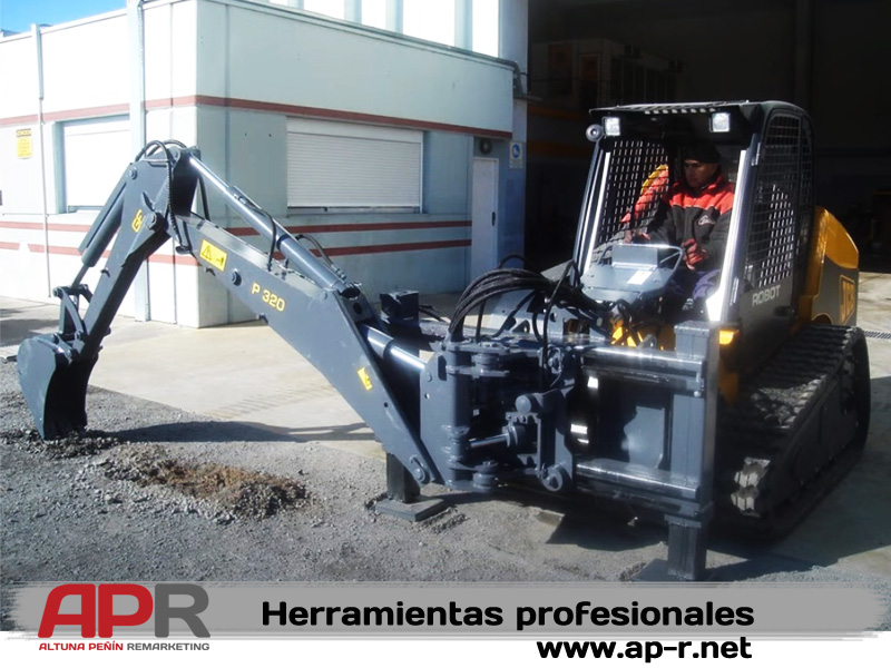 Brazo excavador para minicargadora