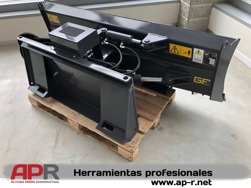 Hoja bulldozer para minicargadoras, cargadoras, mixtas y manipuladores telescópicos