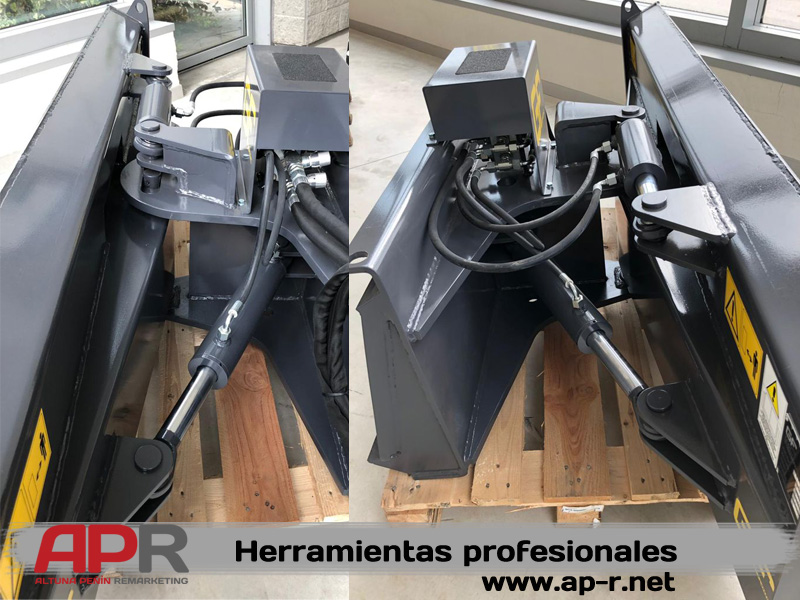 Hoja bulldozer para minicargadoras, cargadoras, mixtas y manipuladores telescópicos