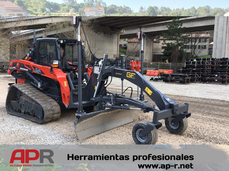 Niveladora para minicargadora