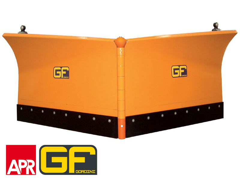 Hojas quitanieves en v plegable para minicargadoras, palas cargadoras, retroexcavadoras mixtas y manipuladores telescópicos