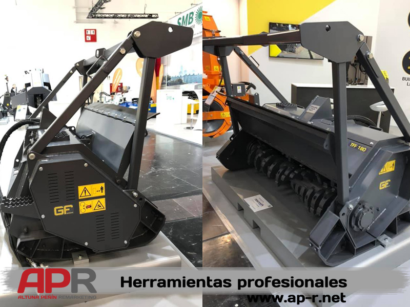 Trituradora forestal frontal