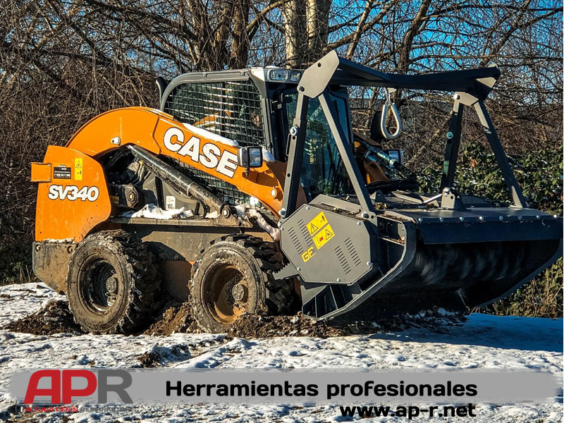 Trituradora forestal frontal