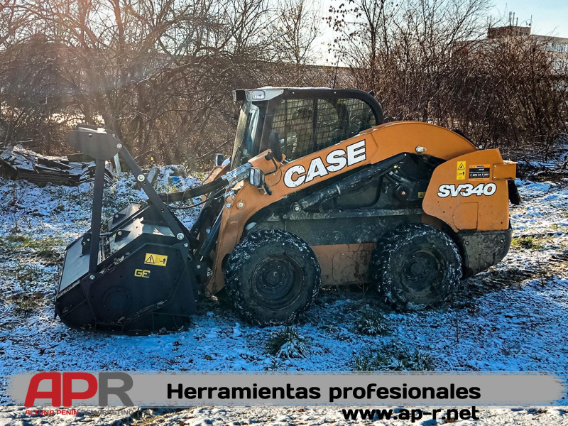 Trituradora forestal frontal