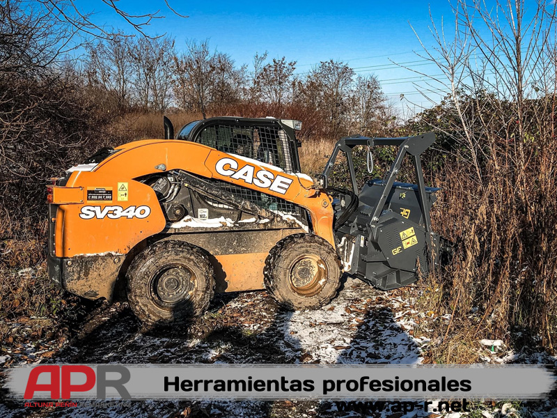 Trituradora forestal frontal