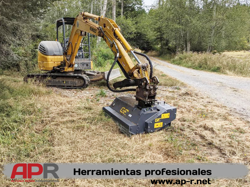 desbrozadora para excavadora
