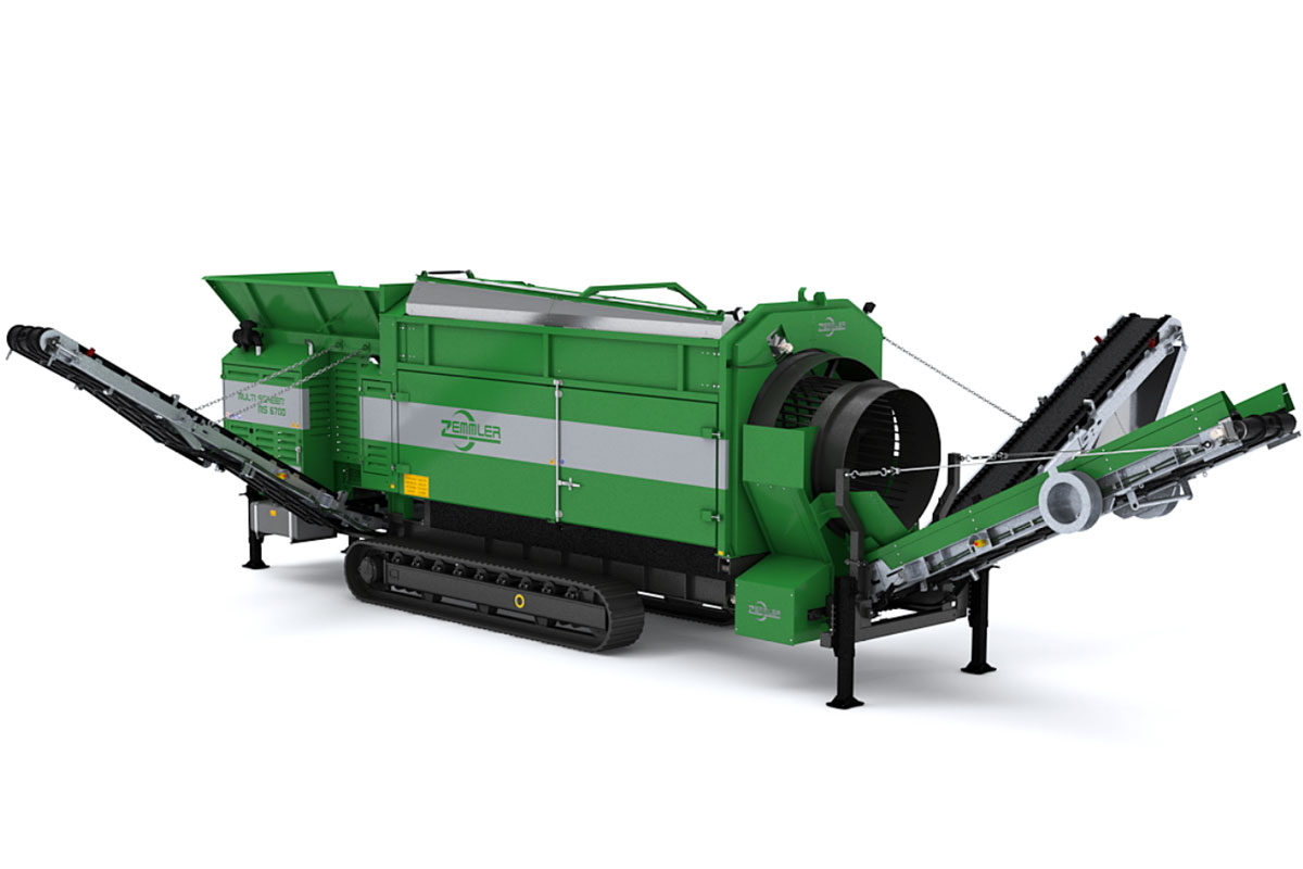 Criba móvil Zemmler modelo MS 6700 de tres ejes