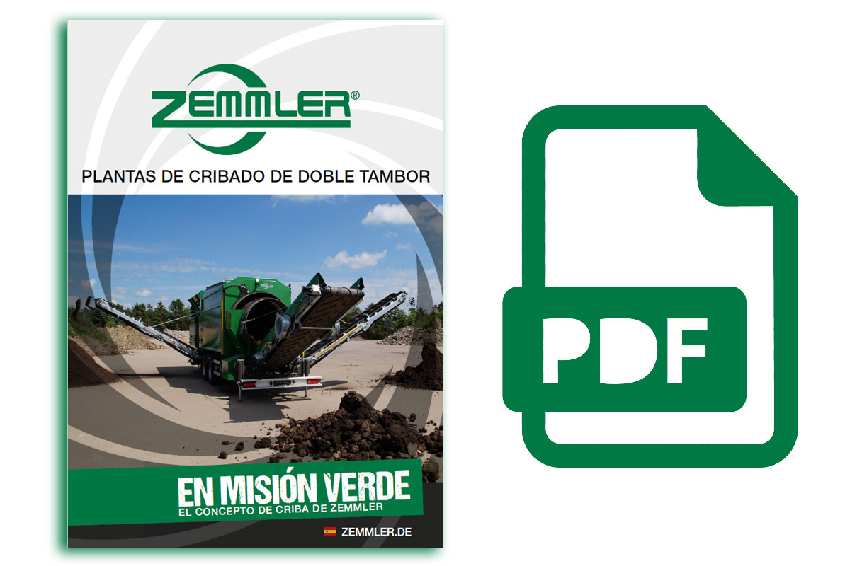 Catálogo cribas móviles de doble tambor Zemmler