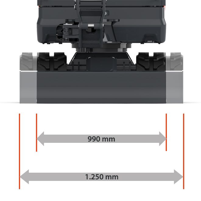 Tren de rodaje extensible